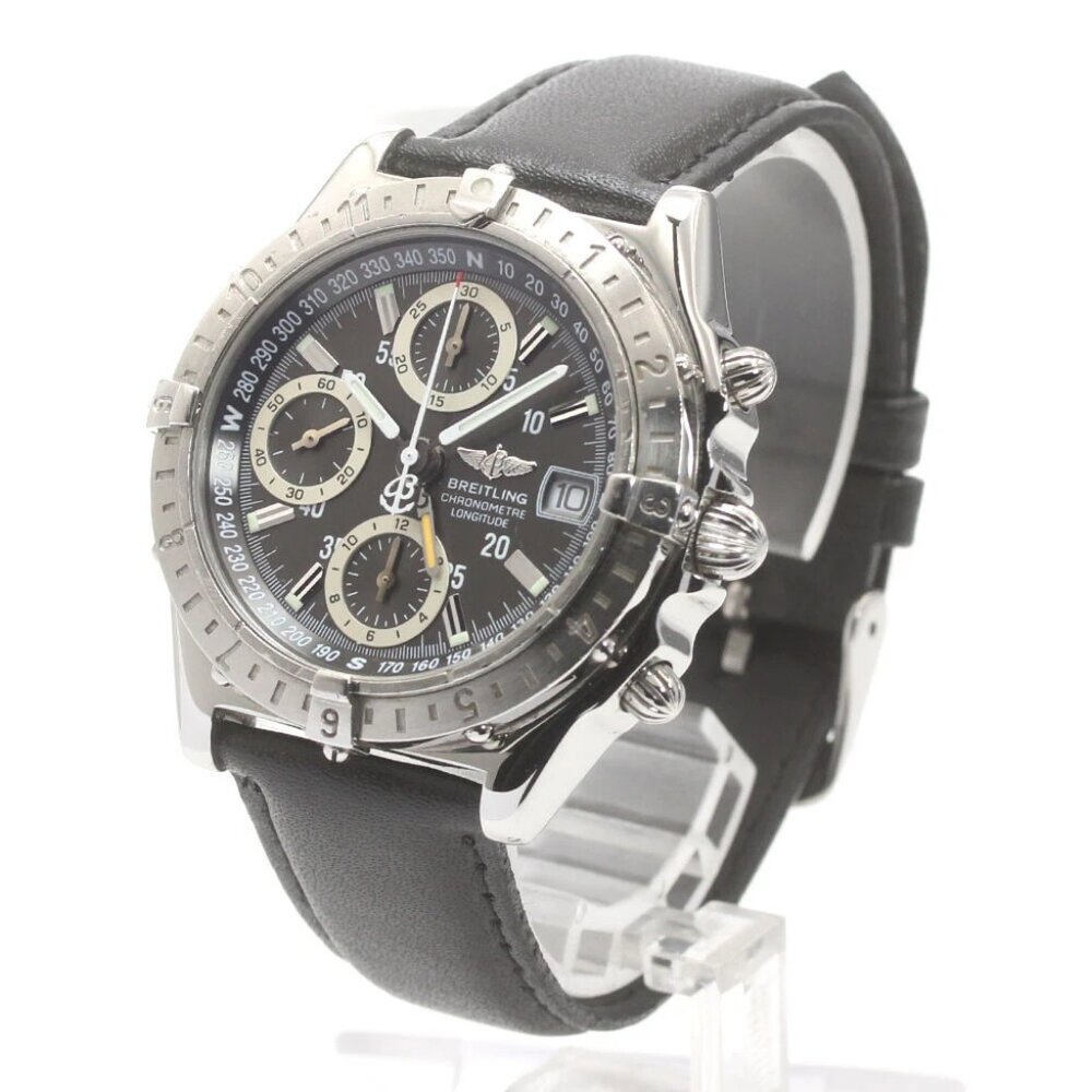 BREITLING Chronomat Longitude A20348 GMT gray Dial Automatic Men's Watch